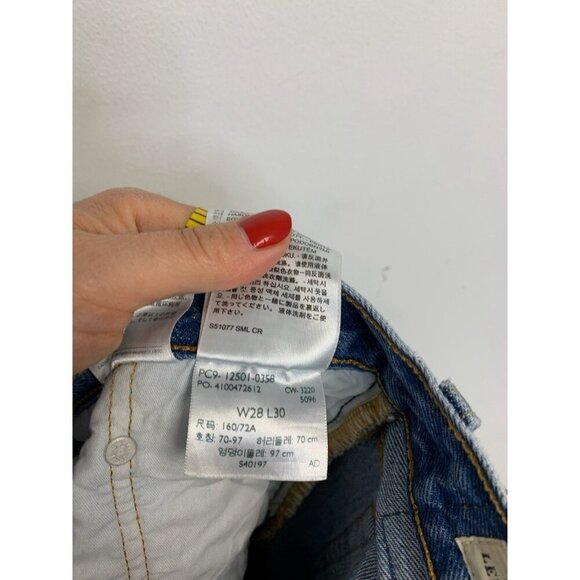 Levi's Premium Big E Button Fly Women's High-Rise 501 Jeans Sz W 28 L 30 Cotton - Picture 4 of 13